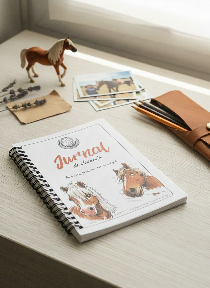 Jurnal de vacanță - pentru copiii care iubesc caii