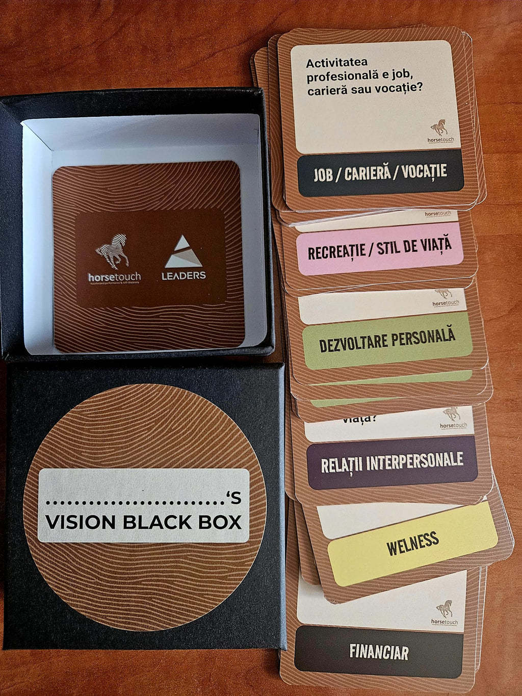 fotografie cu cardurile din Vision Black Box