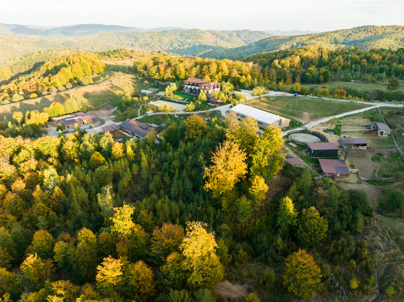 priveslite panoramica din drona proprietatea Potcoava